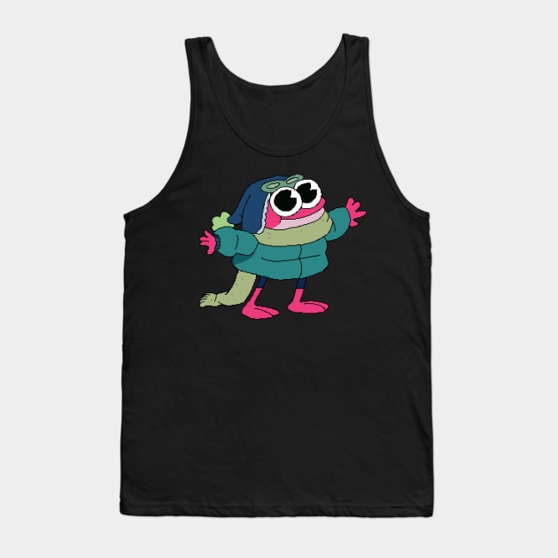 amphibian winter sprig Tank Top by cartnouveau